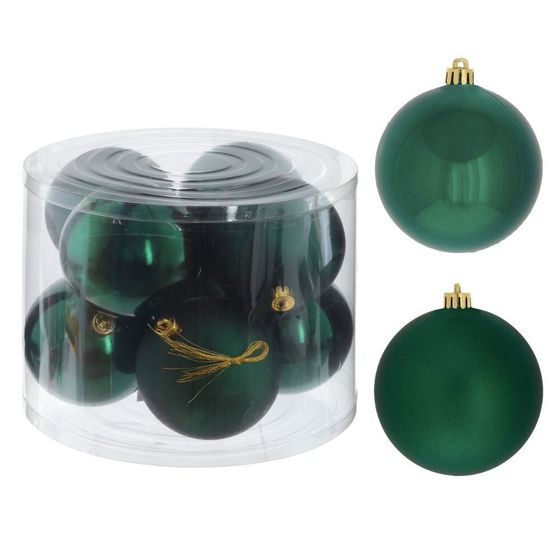 Набор из 8шт Украшение новогоднее &quot;Шар&quot;, D 10 см, L24 W24 H18,5 см