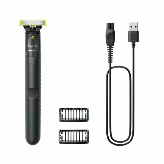 Триммер Philips OneBlade QP1424/10 аккум. (насадок 2шт) черный