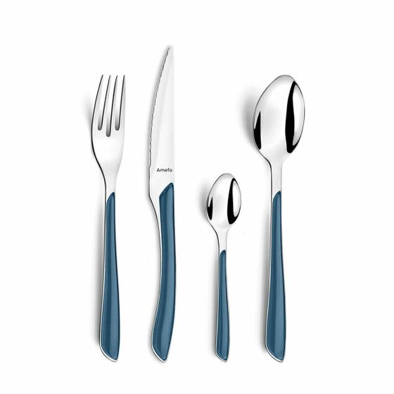 Столовые приборы Amefa Eclat Dark Blue Metal (24 шт.)