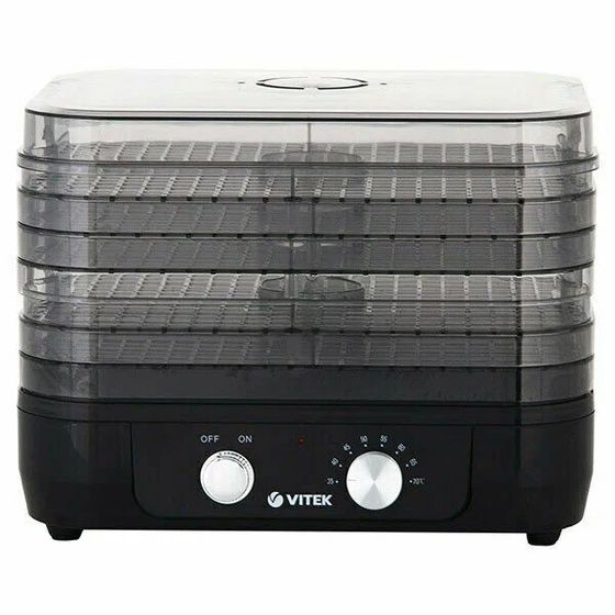 Сушилка для овощей и фруктов Vitek VT-5054 300Вт 5подд. черный