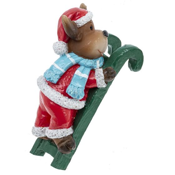 Фигурка декоративная &quot;Медвежонок/Снеговик/Олень/Ребёнок&quot;, L9,5 W4,5 H5,5 см, 4в.