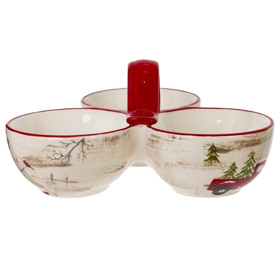 Менажница (3х220мл), 660 мл, L24 W22,5 H12 см