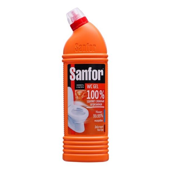 Чистящее средство для унитаза &quot;SANFOR&quot; WC gel super power&quot;, 1000 гр