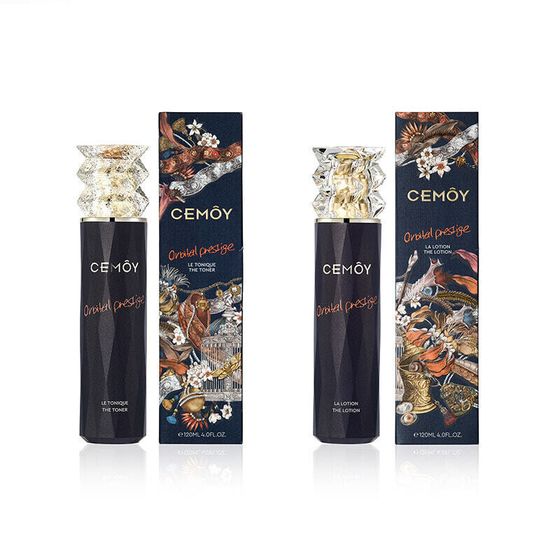 Cemoy Australian Platinum Blue Luster Skincare Sets Moisturizes And Hydrates Essence Toner 120ml + Essence Lotion 120ml