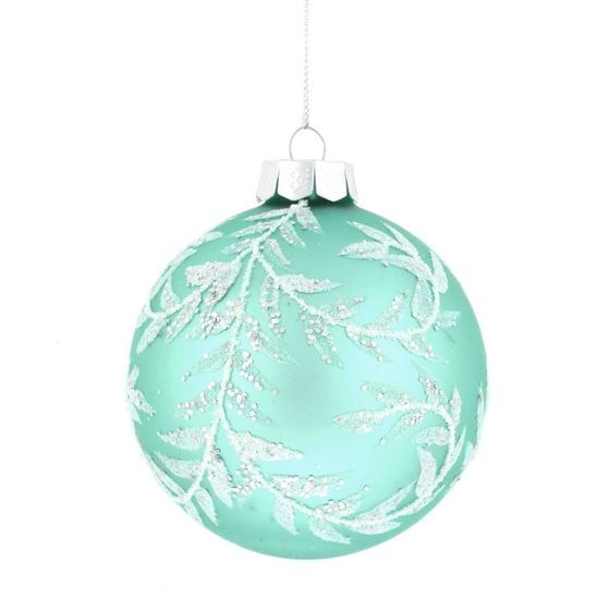 Украшение новогоднее Шар &quot;Веселые ребята в бирюзовом&quot;, D 8 см, L36 W28 H11 см, 6в.