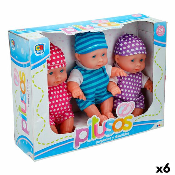 Кукольный набор Colorbaby Pitusos 3 Предметы 20 cm 13 x 20 x 6,5 cm 6 штук