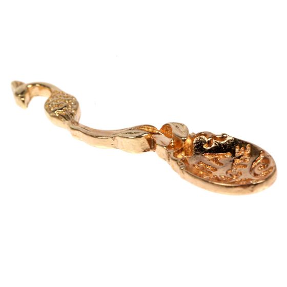 !09 Кошельковый талисман: ложка загребушка «На счастье», 4 х 0,5 см.