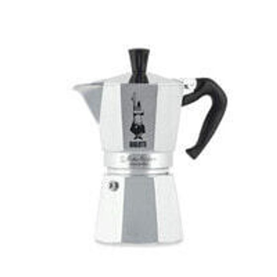 Кофеварка BIALETTI Moka Express - 0.3 л - Алюминий - Черный - 6 чашек