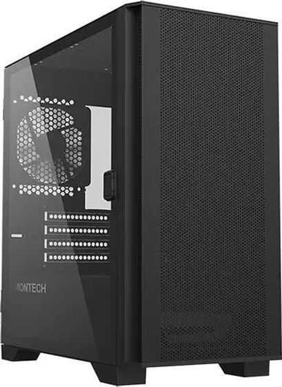 Корпус Montech AIR 100 LITE черный без БП mATX 2x120mm 1xUSB2.0 2xUSB3.0 audio bott PSU
