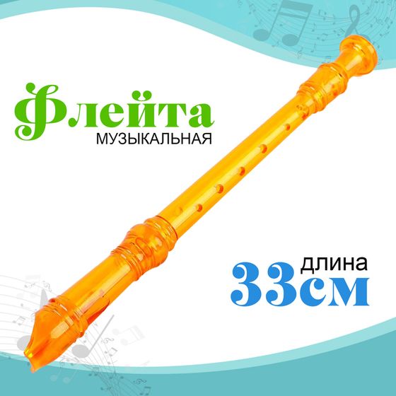 Игрушка музыкальная «Флейта», МИКС