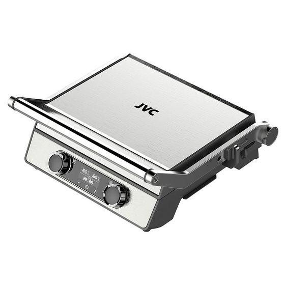 Электрогриль JVC JK-GR318 2200Вт серебристый