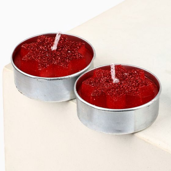 !09 Подарочный набор новогодних свечей «Счастья», 11×5.6×9.8 см