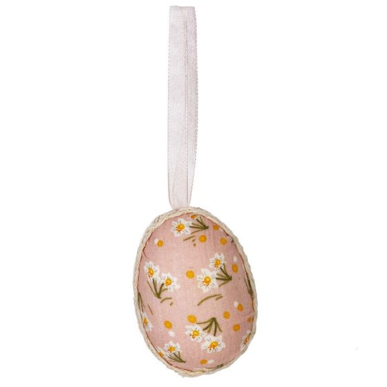 Изделие декоративное подвесное &quot;Яйцо&quot; (блок 6шт), L4 W3 H6 см, 3в.