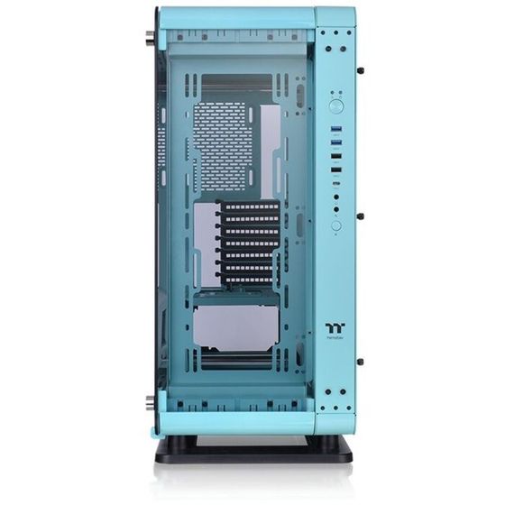 Корпус Thermaltake Core P6 TG Turquoise бирюзовый без БП ATX 10x120mm 6x140mm 2xUSB2.0 2xUSB   10044