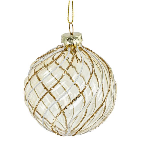Набор из 12шт Украшение новогоднее &quot;Шар&quot;, D 8 см, L35 W25 H8,5 см