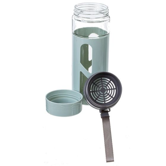 Бутылка, 700 мл, L8 W8 H24 см, дизайн микс