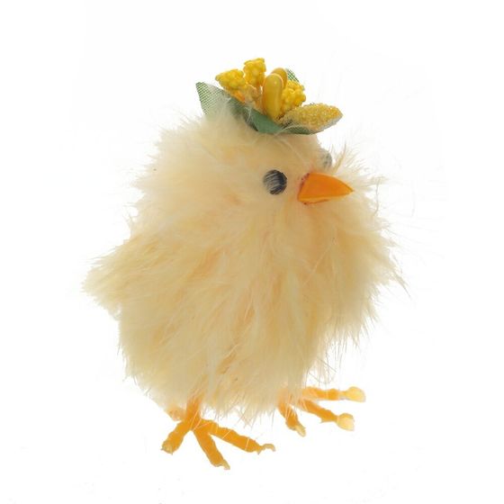 Фигурка декоративная &quot;Цыпленок&quot;, L4 W4 H6 см, 3в.