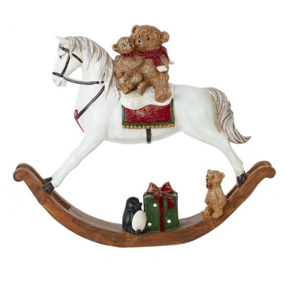 Фигурка декоративная &quot;Лошадка-качалка&quot;, L28 W6 H24 см