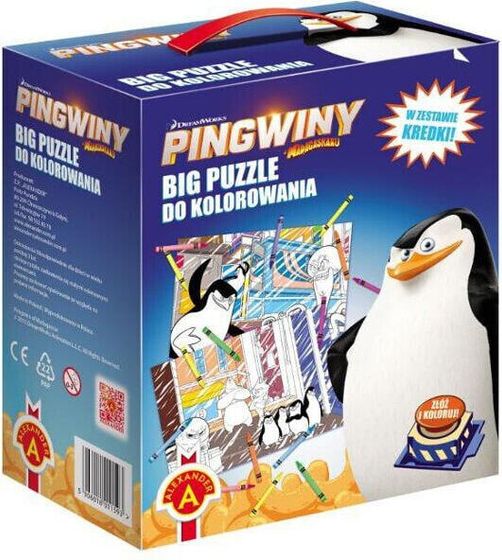 Alexander Puzzle Big 2 Pingwiny z Madagaskaru - 1159