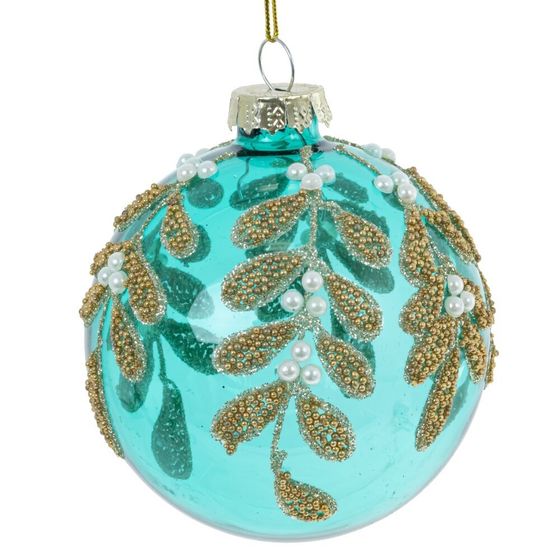 Набор из 12шт Украшение новогоднее &quot;Шар&quot;, D 8 см, L34 W25 H9 см