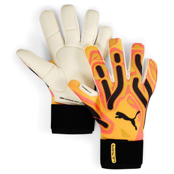 Puma Ultra Ultimate Hybrid Goalkeeper Gloves Mens Orange 04185809