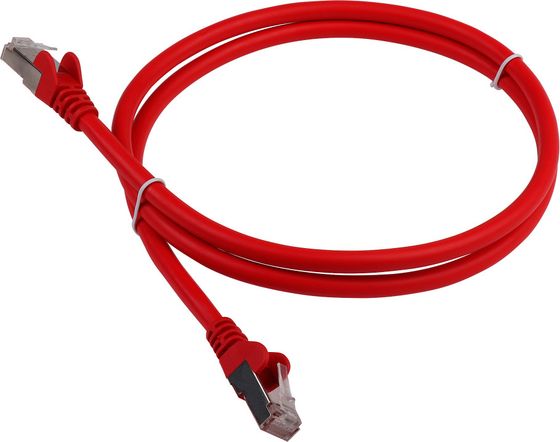 Патч-корд Lanmaster FTP cat.6 1м красный вилка RJ-45 - вилка RJ-45 (LAN-PC45/S6-1.0-RD)