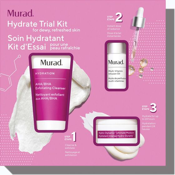 Hydrate Trial Kit For Dewy, Refreshed Skin