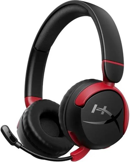 Гарнитура накладная HyperX Cloud Mini беспроводные черный/красный (7G8F1AA)