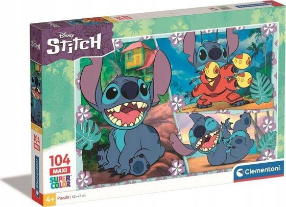 Clementoni CLE puzzle 104 maxi Disney Stitch 23776