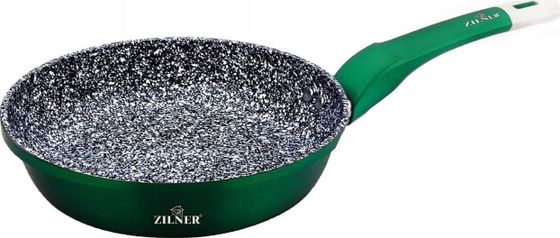 Patelnia Zilner PATELNIA 22CM MARMUROWO-CERAMICZNA ZILNER STONETEC EMERALD ZL-7194-G