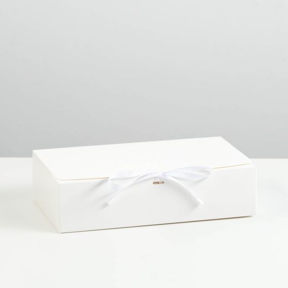 !Коробка складная 5 штук белая, 20 х 12 х 5 см