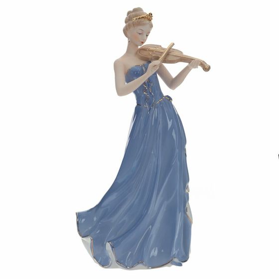 Фигурка декоративная &quot;Девушка со скрипкой&quot;, L19,5 W12,5 H34 см