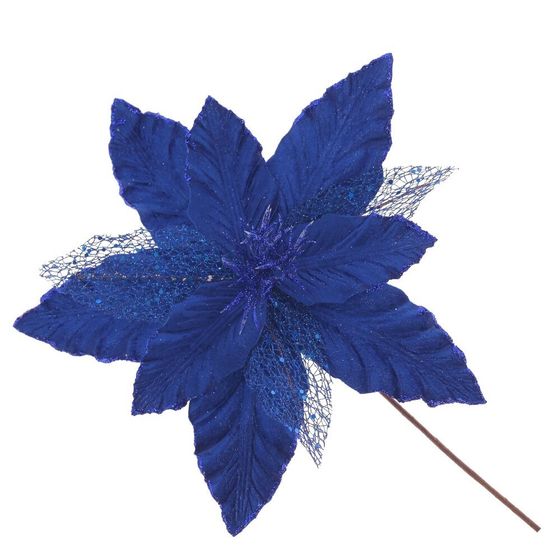 Цветок искусственный &quot;Пуансеттия&quot;, L31 W31 H38 см, 3в.