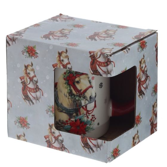 Кружка &quot;Лошадь&quot;, 250 мл, L11 W7,5 H9 см