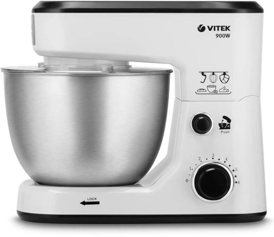 Кухонная машина Vitek VT-1438 GY 4л 900Вт белый
