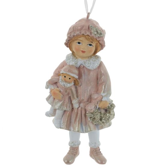 Изделие декоративное подвесное "Мальчик/Девочка", L5 W4 H10,5 см, 4в.