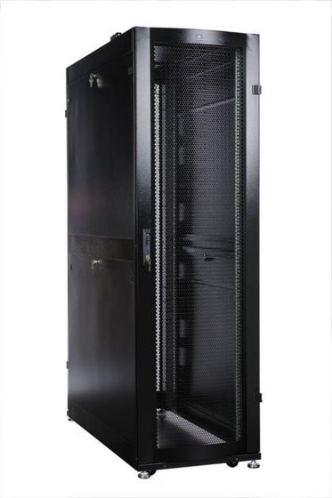 ЦМО Шкаф серверный (ШТК-СП-42.6.12-44АА-9005) напольный 42U 600x1130мм пер.дв.перфор. задн.дв.перфор. 2 бок.пан. 1350кг черный 890мм 130кг 180град. 1