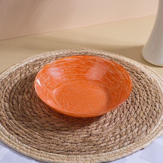 Тарелка суповая БРАШМАНИЯ ОРАНЖ 20см