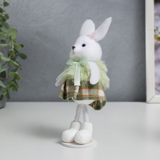 !09 Сувенир &quot;Зайка в клетчатой юбочке&quot; МИКС 5х15,5 см.
