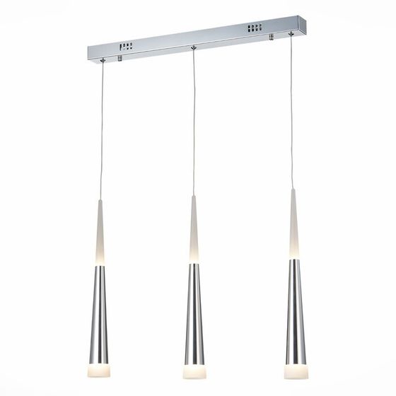 Светильник подвесной Evoluce. SLE200113-03. Orpelo. 3х7 Вт, LED, 3000K, 1806 Lm, 5х58х44 см, цвет хром