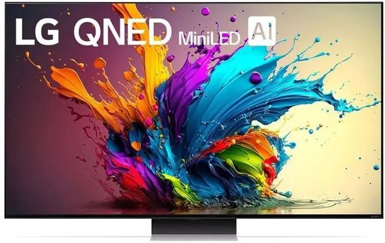 Телевизор QNED 86&quot; LG 4K 86QNED91T6A.ARUG черный титан 4K UHD SmartTV безрамочный