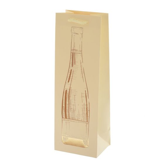 Пакет подарочный (бумага 210г/м2, блок микс 12шт), L12 W9 H35 см, 4в.