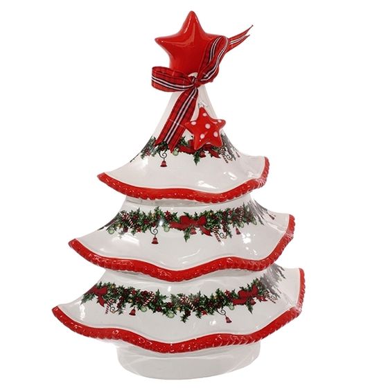 Конфетница &quot;Елка&quot;, 1, 1350 мл, L25 W16 H29 см