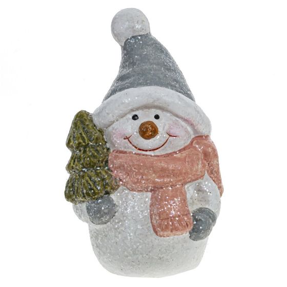 Фигурка декоративная &quot;Снеговик&quot; / &quot;Пингвин&quot;  (блок 24шт), L3,5 W3 H6,5 см, 6в.