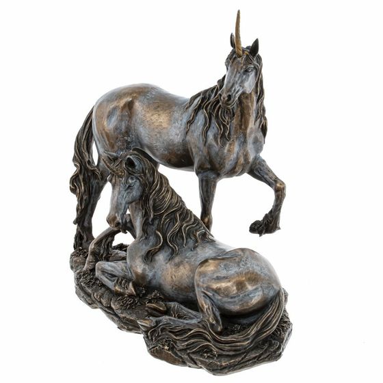 Фигурка декоративная &quot;Единороги&quot;, Д28 Ш16 В21 см