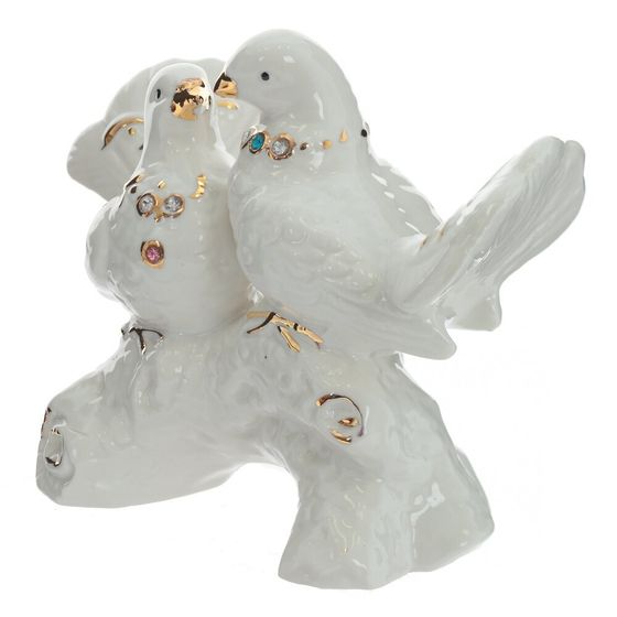 Фигурка декоративная &quot;Голуби&quot;, Д16 Ш9,5 В11,5 см