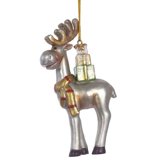 Фигурка декоративная подвесная &quot;Олень&quot;,  L5,5 W2,5 H11 см, 2в.