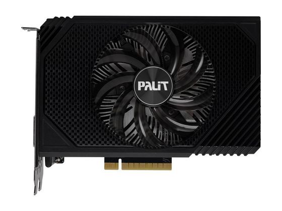 Видеокарта Palit PCI-E 4.0 PA-RTX3050 STORMX NVIDIA GeForce RTX 3050 8192Mb 128 GDDR6 1552/14000 HDMIx1 DPx3 HDCP Ret