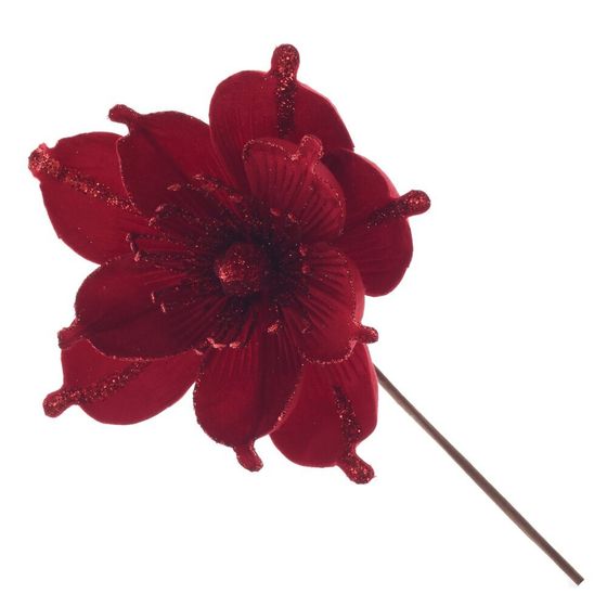 Цветок искусственный &quot;Магнолия&quot;, L21 W21 H38 см, 6в.