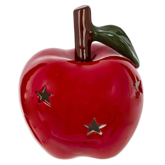 Фигурка декоративная с подсветкой &quot;Яблоко&quot; (LR44х2), L9,, L9 W9,5 H11 см